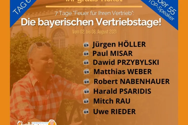 O´zapft is! Heute Tag 6 bei "Die bayerischen Vertriebstage" von Uwe Rieder, der bayerische Vertriebsfreak Bild: O´zapft is! Heute Tag 6 bei "Die bayerischen Vertriebstage" von Uwe Rieder, der bayerische Vertriebsfreak