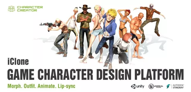 Bild: Reallusion präsentiert weltweit erste 3D Game Character Plattform mit Lip-Sync Unterstützung