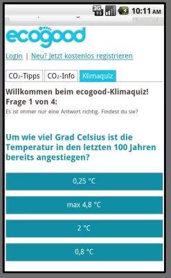 Bild: Grün, schlau, scannen – ecogood-Klimaquiz startet auf barcoo