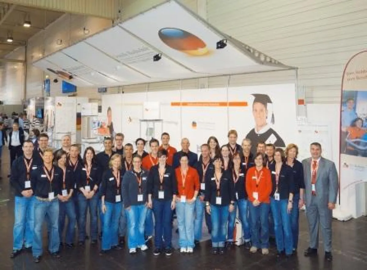 Das Team der DHfPG/ BSA-Akademie auf der FIBO