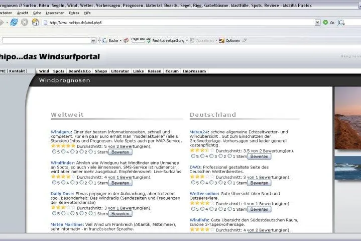 Rashipo – das neue Surfportal Bild: Rashipo – das neue Surfportal