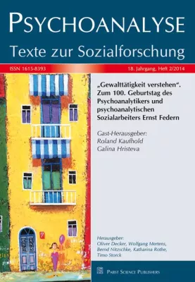 Psychoanalyse: Ehemaliger KZ-Häftling als Sozialarbeiter im Strafvollzug Bild: Psychoanalyse: Ehemaliger KZ-Häftling als Sozialarbeiter im Strafvollzug