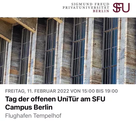 Bild: Der Tag der offenen Uni-Türe an der SFU Berlin findet am 11. Februar 2022 wieder online statt