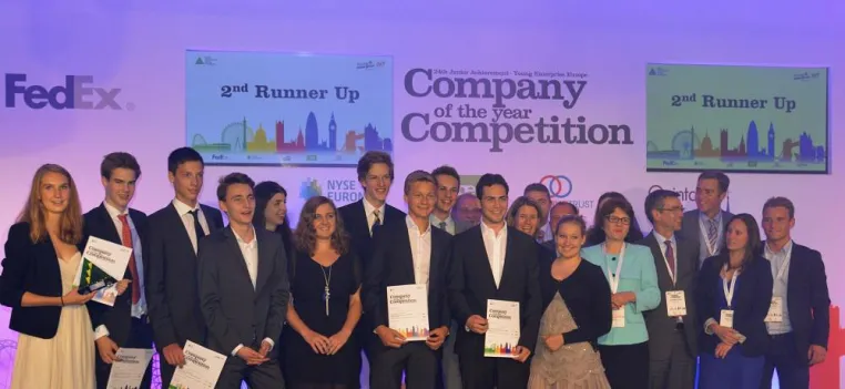 Das JUNIOR-Unternehmen KraGü aus München ist die drittbeste Schülerfirma Europas Bild: Das JUNIOR-Unternehmen KraGü aus München ist die drittbeste Schülerfirma Europas