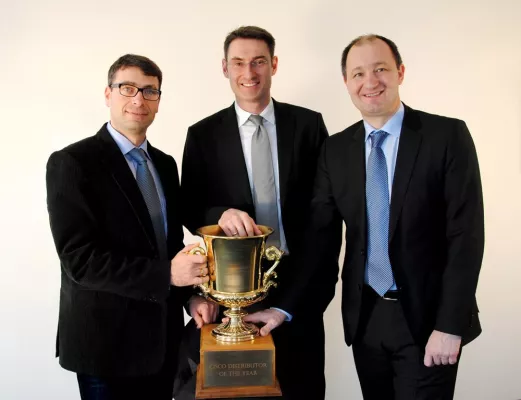 Comstor ist erneut "Cisco Distributor of the Year" - in Deutschland und in DACH Bild: Comstor ist erneut "Cisco Distributor of the Year" - in Deutschland und in DACH
