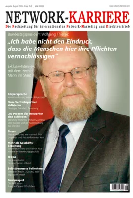 Bild: Bundestagspräsident Thierse sieht Chancen für Selbständigkeit im Network-Marketing