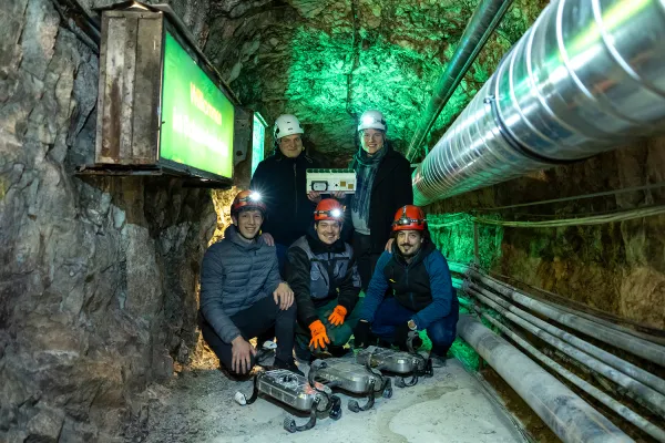 Bild: Mars-Technik im Härtetest: Würzburger Team erprobt Höhlen-Roboter