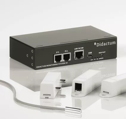 Temperaturüberwachung mit E-Mail Alarmfunktion Bild: Temperaturüberwachung mit E-Mail Alarmfunktion