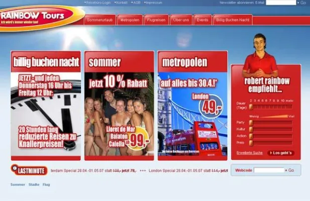 Bild: Die neue Homepage ist da