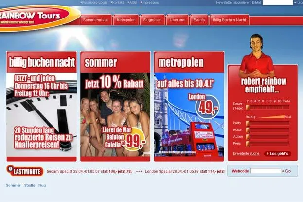 Bild: Die neue Homepage ist da