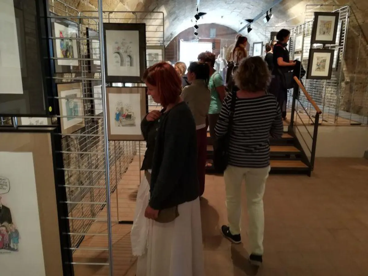 Die Galerie Komische Meister ist jeden Sommer zu Gast auf Burg Stolpen bei Dresden