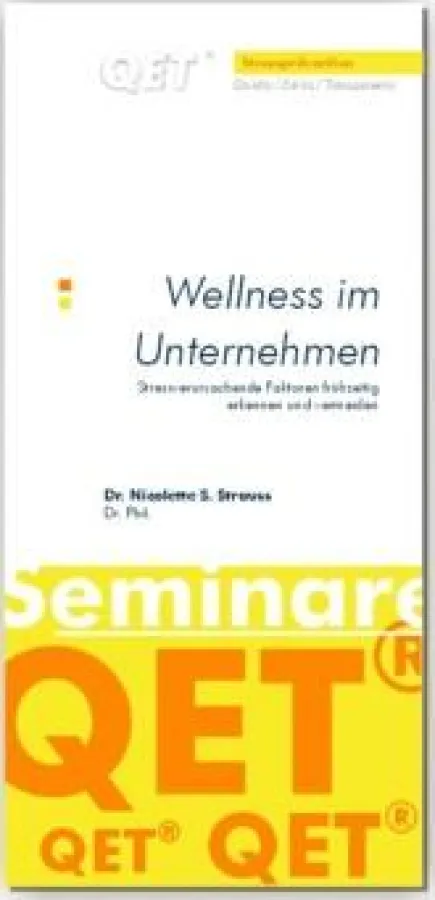 QET® Vertieferseminar E07 Stressprävention