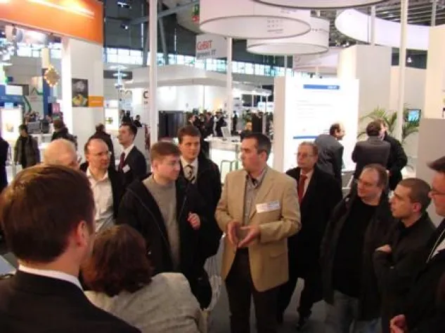 Bild: Positive Resonanz für KaMUX auf der CeBIT 2008