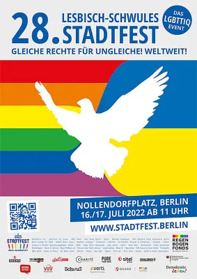 Welcome! Das Lesbisch-Schwule Stadtfest findet wieder statt! Bild: Welcome! Das Lesbisch-Schwule Stadtfest findet wieder statt!