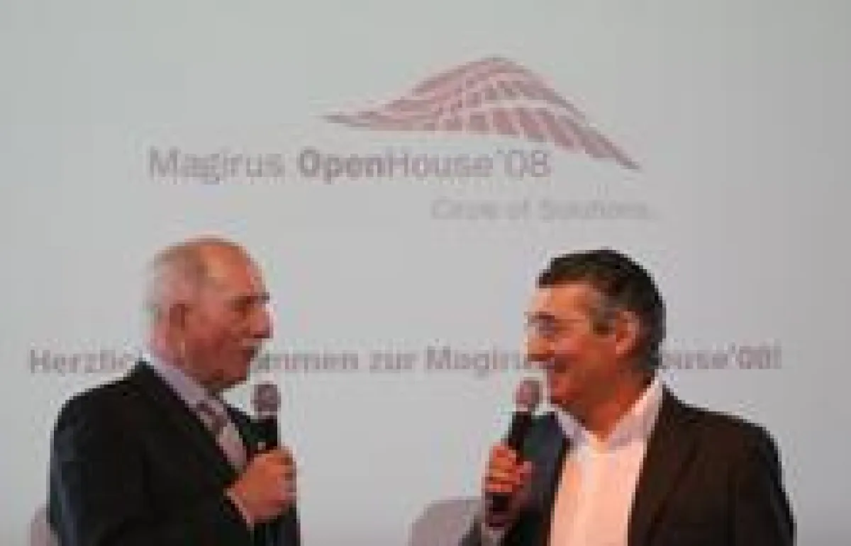 Rudi Assauer und Werner Hansch auf der Magirus OpenHouse ´08