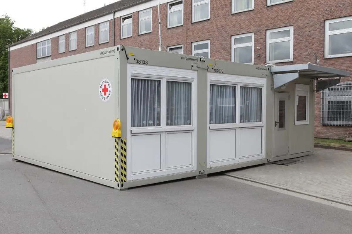 Drei ELA-Premium-Container bieten rund 54 Quadratmeter Nutzfläche.