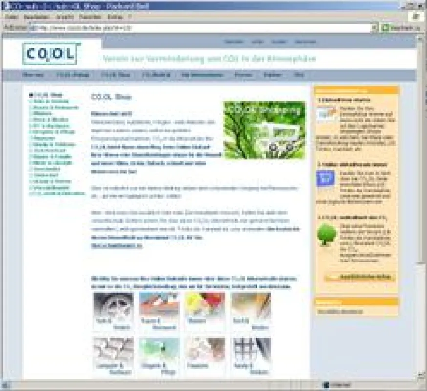 Online-Shop auf www.co2ol.de