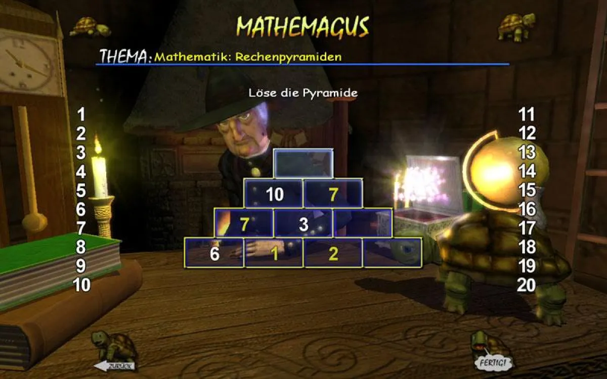 So macht Mathematik wieder Spaß! Ein Matherätsel mit der Hexe Myrgiana und der Schildkröte Peterchen