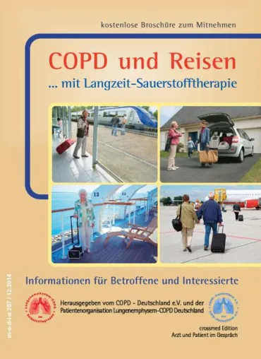 Bild: Neuer Patientenratgeber zum Thema: COPD und Reisen mit Langzeit-Sauerstofftherapie