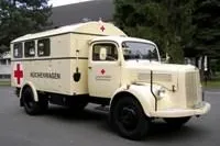 Bild: Aus dem Leben eines Oldtimers - Küchenwagen vom Roten Kreuz wird 50