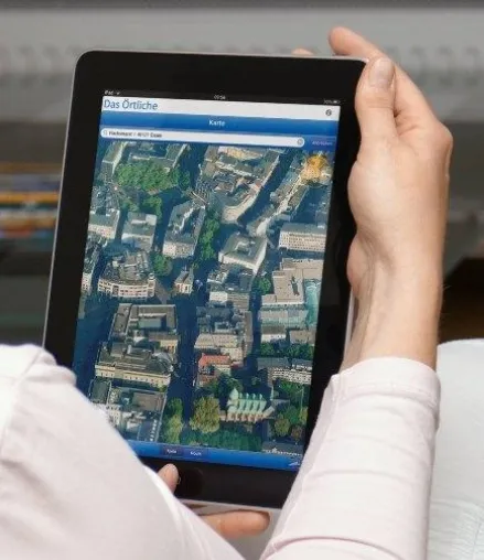 Neue Version der Gratis-App „Das Örtliche“ – jetzt auch für das iPad Bild: Neue Version der Gratis-App „Das Örtliche“ – jetzt auch für das iPad