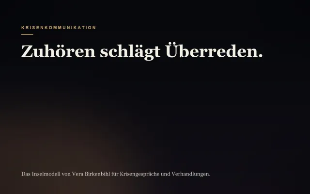 Bild: Krisenexperte Dr. Alexander Raab: Warum Zuhören in Verhandlungen mehr bewirkt als Überreden
