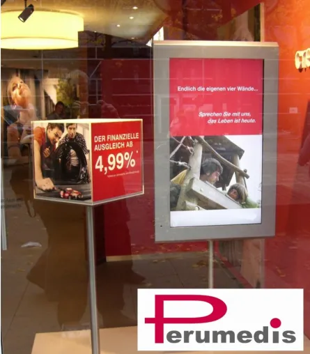 Perumedis - kostengünstige Vernetzung von elektronischen Werbeanzeigen Bild: Perumedis - kostengünstige Vernetzung von elektronischen Werbeanzeigen