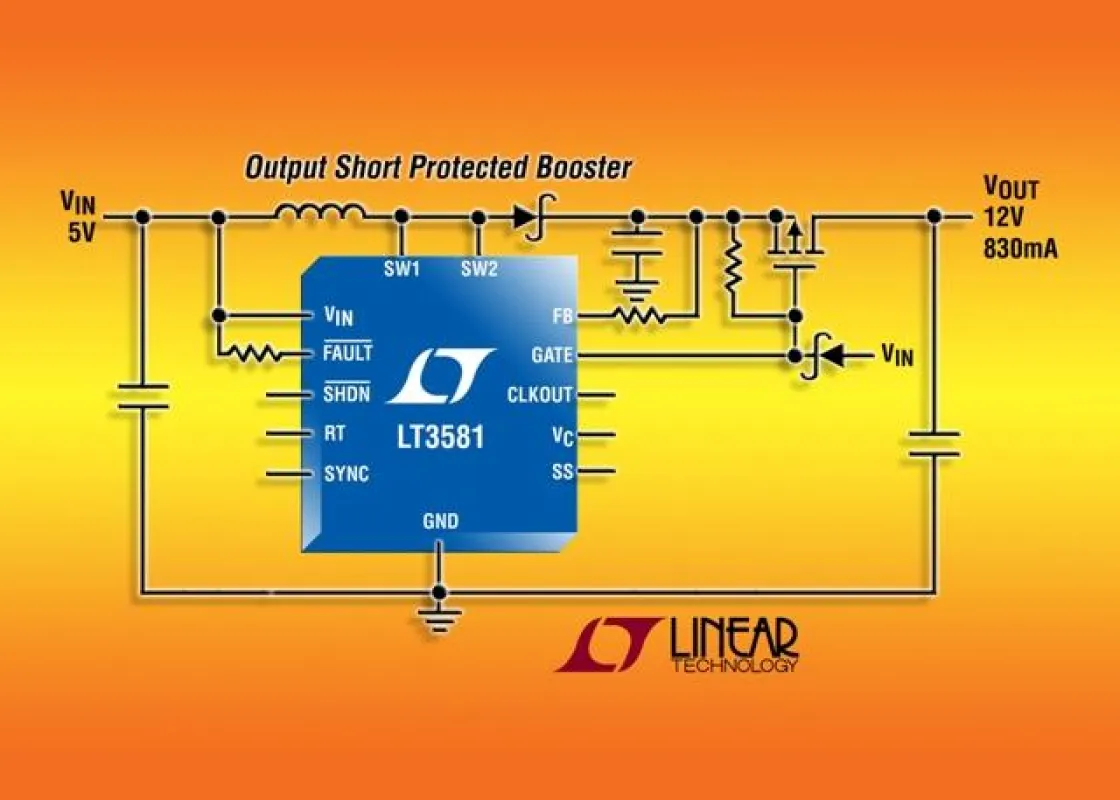 3,3A/42V-DC/DC-Wandler, als Aufwärtswandler, Inverter oder SEPIC-Wandler einsetzbar