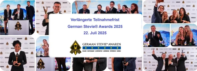 Bild: Einsendeschluss für die German Stevie® Awards 2025 bis zum 22. Juli verlängert