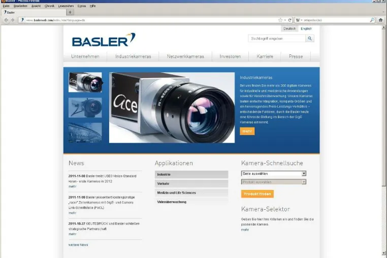 Bild: Internetagentur kernpunkt GmbH realisiert neuen Internetauftritt der Basler AG