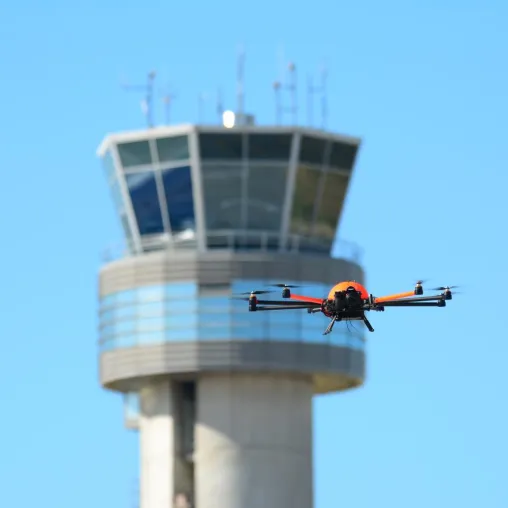 Technik-News: Drohneneinsätze an Flughäfen Bild: Technik-News: Drohneneinsätze an Flughäfen
