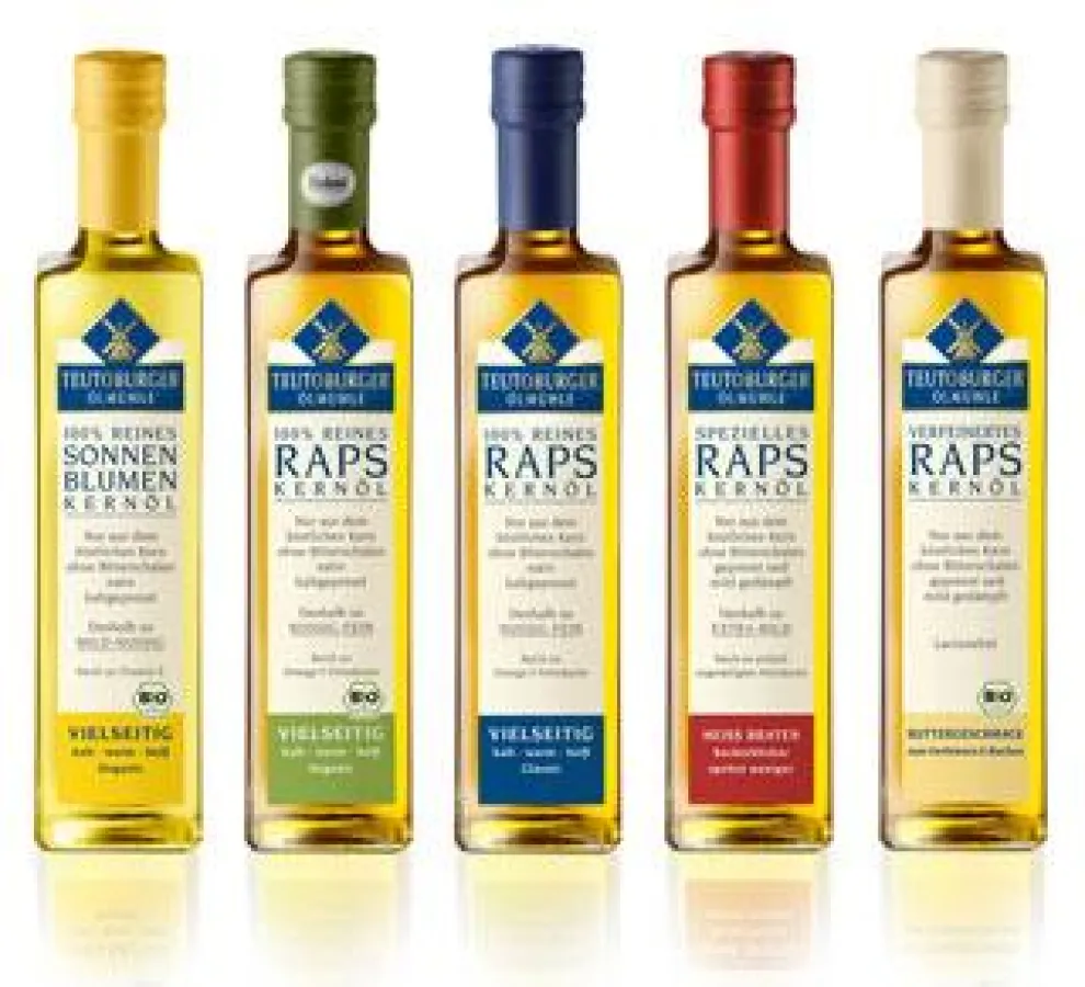 Das Raps-Kernöl der Teutoburger Ölmühle wurde auf der Internationalen Grünen Woche mit mehreren Qualitätssiegeln ausgezeichnet.