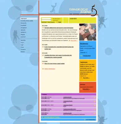 Relaunch des Internetauftritts für die Evangelische Jugend Berlin, Brandenburg, schlesische Oberlausitz Bild: Relaunch des Internetauftritts für die Evangelische Jugend Berlin, Brandenburg, schlesische Oberlausitz