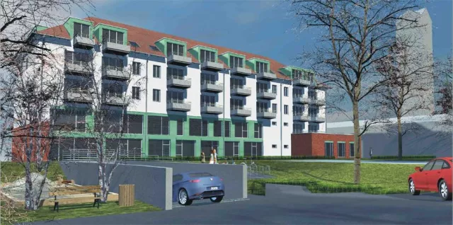 Neubau der Köln-Süd eG schafft Synergien mit altem Bestand Bild: Neubau der Köln-Süd eG schafft Synergien mit altem Bestand