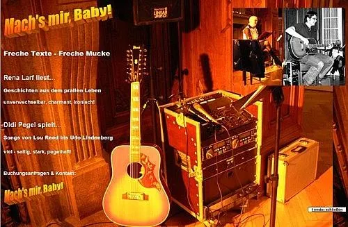 Pegel und Larf: Neues musikalisch - literarisches Duo Bild: Pegel und Larf: Neues musikalisch - literarisches Duo