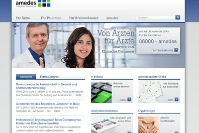 Bild: E-Commerce-Agentur atlantis media relauncht Unternehmenswebsite der amedes Group