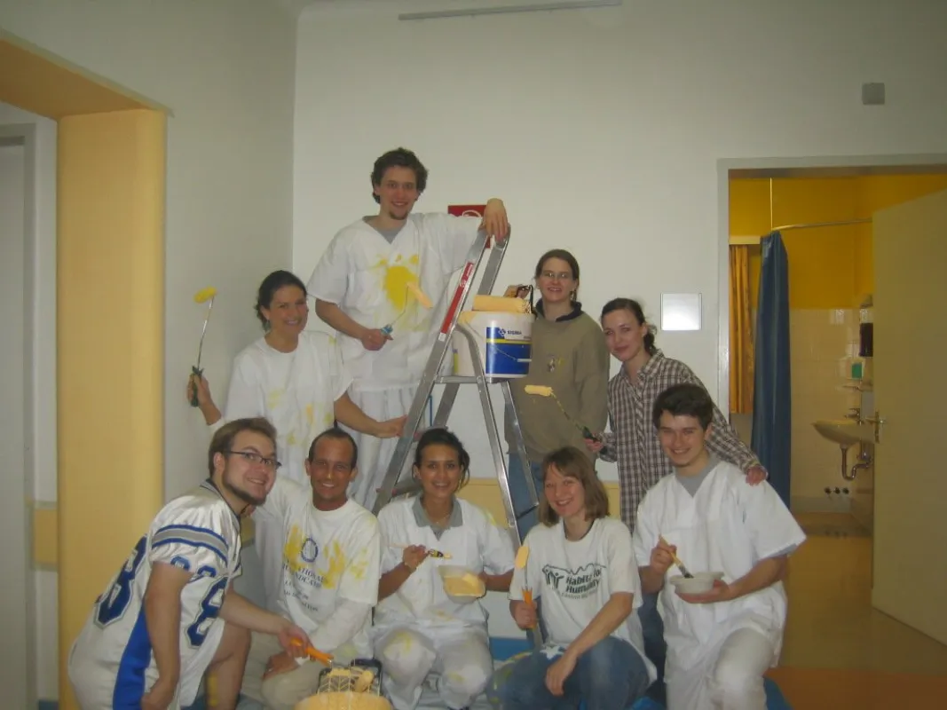 Die Mitglieder des Rotaract Club Lübeck in Aktion
