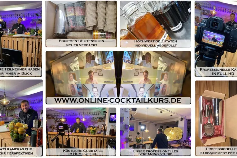 Bild: virtuelle Teamevents mit dem Deutschen Cocktailmeister 2021 - online-cocktailkurs.de