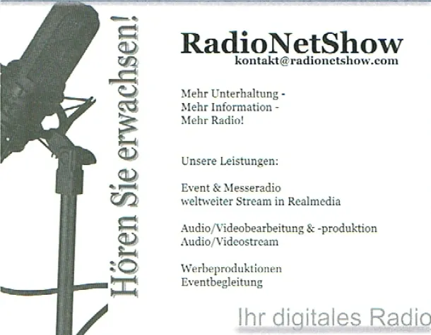 RadioNetShow On Tour Bild: RadioNetShow On Tour