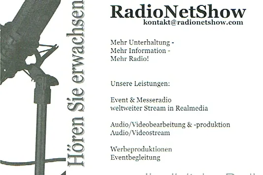 Bild: RadioNetShow On Tour