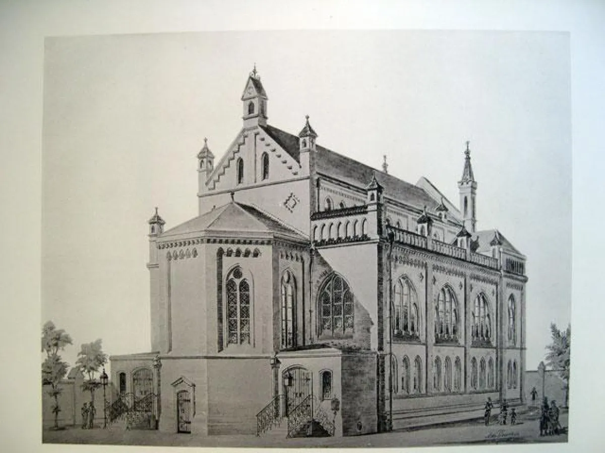 Mariahilfer Synagoge erbaut von Max Fleischer