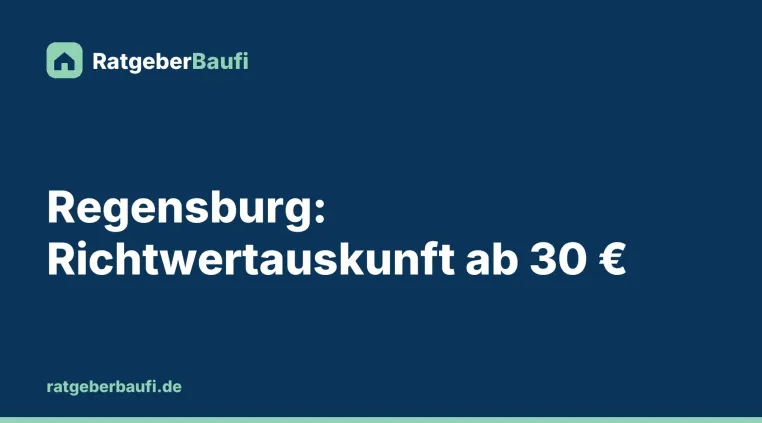 Wie Käufer den Bodenrichtwert in Regensburg bekommen und was er über ein Grundstück sagt Bild: Wie Käufer den Bodenrichtwert in Regensburg bekommen und was er über ein Grundstück sagt