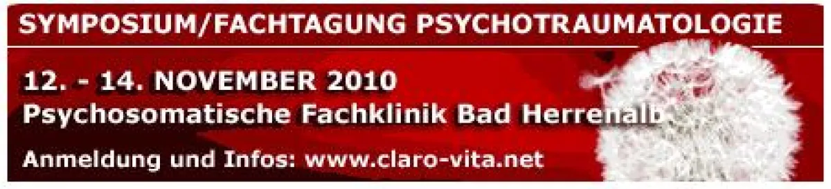 1. Internationale Fachtagung Psychotraumatologie