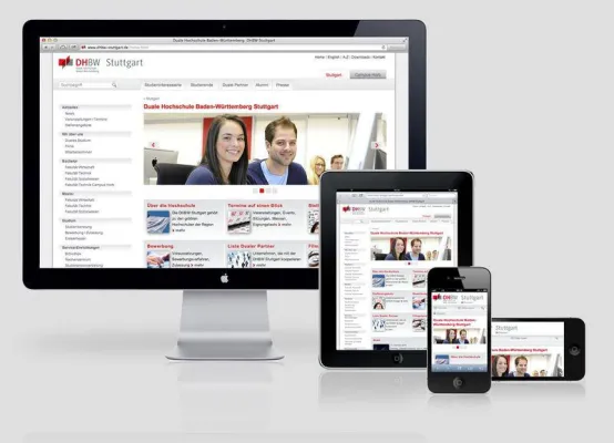 Bild: DHBW Stuttgart – Responsive Design mit TYPO3