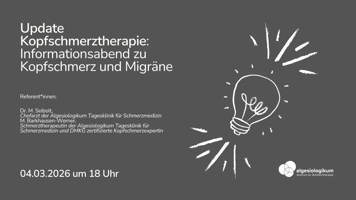 Einladung zum Informationsabend für Betroffene (© Algesiologikum GmbH)
