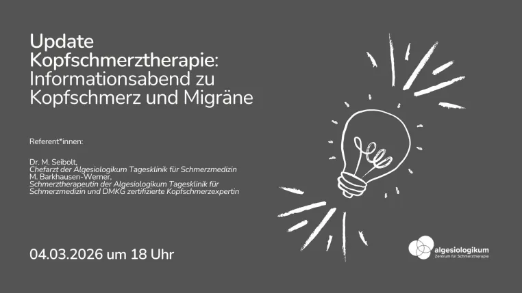 Bild: Update Kopfschmerztherapie: Informationsabend Kopfschmerz und Migräne
