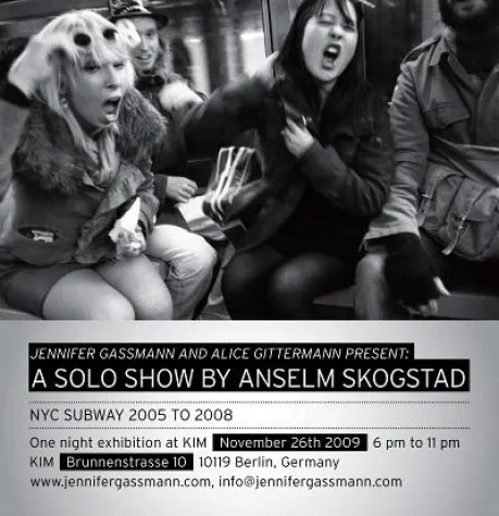 Bild: One night at KIM- A solo exhibition by Anselm Skogstad presented by Jennifer Gassmann and Alice Gittermann