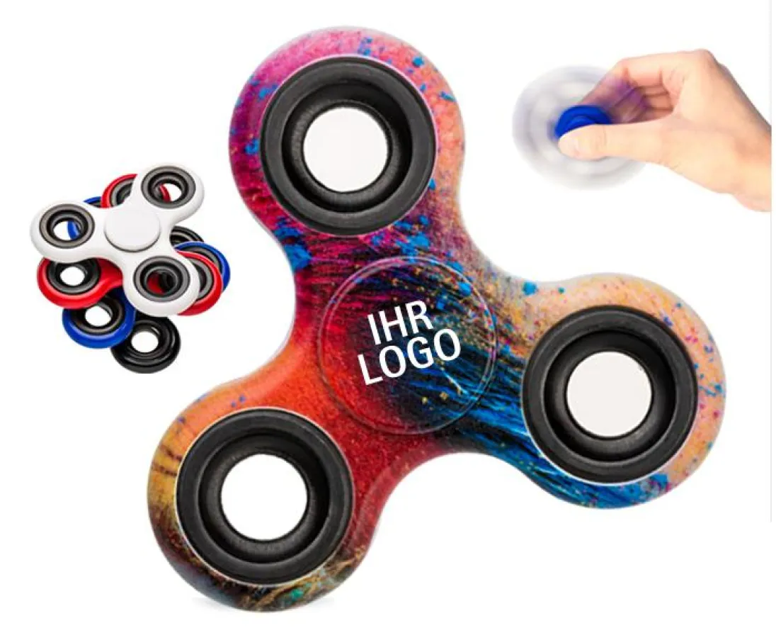 Fidget Spinner mit All-Over Druck
