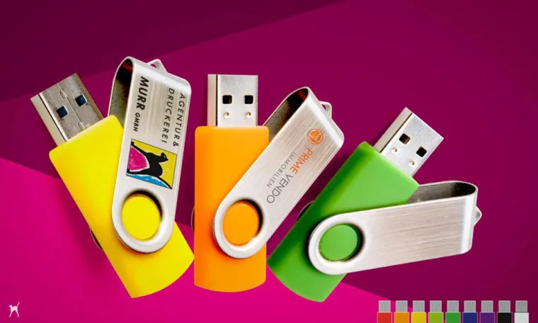 Bild: USB-Stick mit Logo - ein ideales Werbemedium