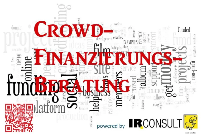 IR CONSULT lädt zum Unternehmerabend über Crowdfinanzierung für Unternehmen ein Bild: IR CONSULT lädt zum Unternehmerabend über Crowdfinanzierung für Unternehmen ein